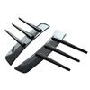 2pcs Universal Car Shark Gills Side Fender Vent Air Wing Cover Trim Cover Glossy BlackCarbon Fiber Auto Body Decorativer Sticker
