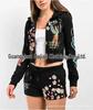 XH903 European & American Women's Spring/Summer 2024 Printed Fashion Casual Suit
