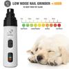 Electric Pet Nail Clipper USB Charging Dog Nail Grinder Portable Puppy Cat Nails Pet Grooming Tools For Small Medium Large Dogs