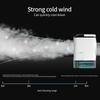 3 Speeds Miniature Air Conditioner USB Powered Ice Box Coolers with Night Light Practical Desktop Cooling System