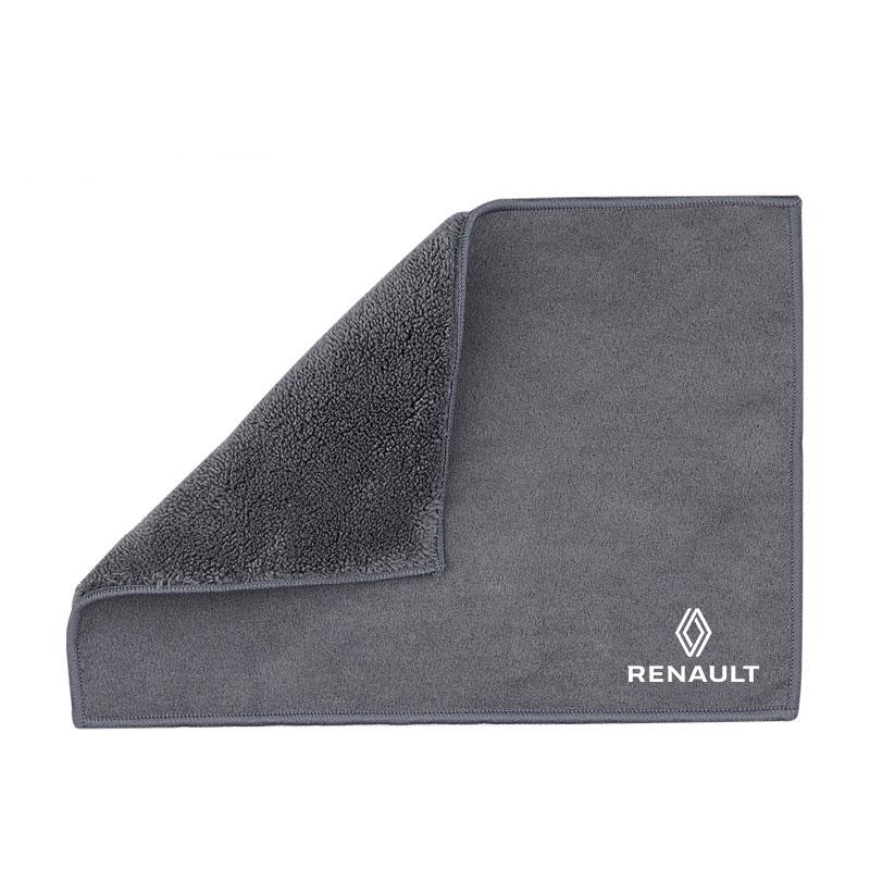 Car Cleaning Soft Brush Towel Rag Cloth Remover Dust For Renault Clio Koleos Megane Espace QM6 Kadjar Captur Scenic ZOE Keyring XX2