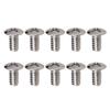 Tooyful 10PCS 5 Way 3 Way Guitar Switch Fixed Screws Nuts Guitar Replacement Black