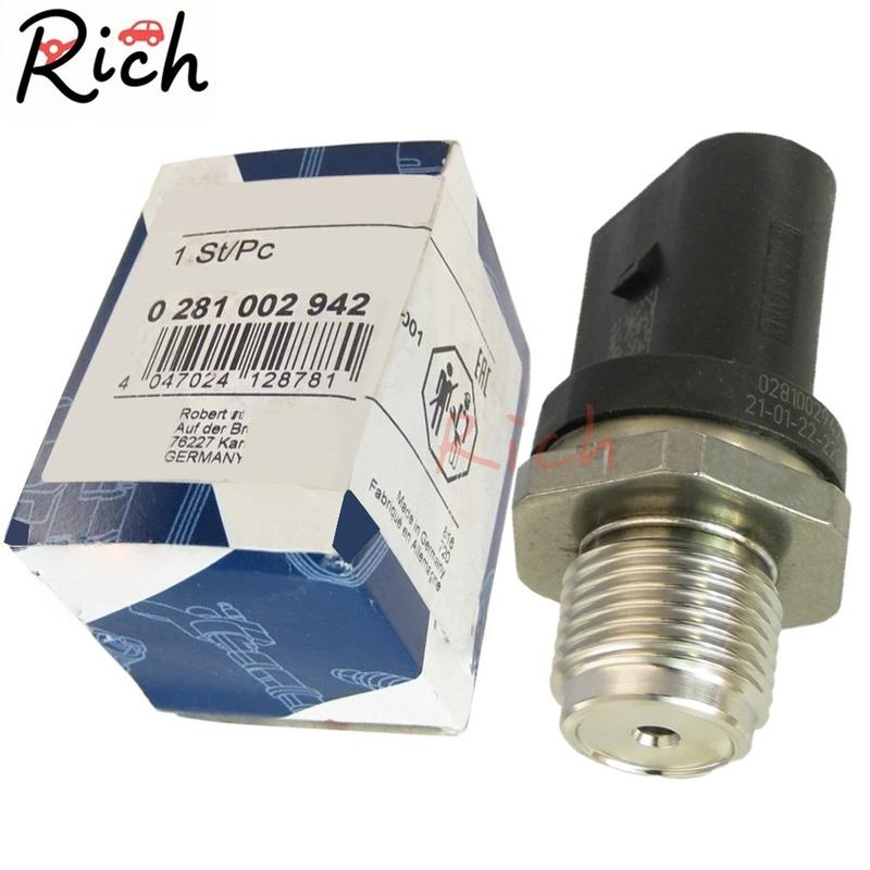 BOSCHH 0281002942 0281002700 Fuel Rail Pressure Sensor For MBB Mercedess Benzz Sprinter 2T 3 T 4T Vitoo Actross Antoss Arocss Ci 281002700
