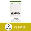2-pack/1 Set Hand Rolled Travel Vacuum Storage Bag (no Need for An Air Pump) - Transparent Matte Design, Saving Space As A Compressed Storage Bag
