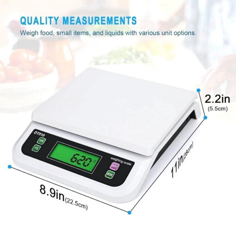 Multifunctional Digital Scale 30kg/1g Small Digital Baking Scale Food Weighing Scale Suitable for Cooking and Crafting