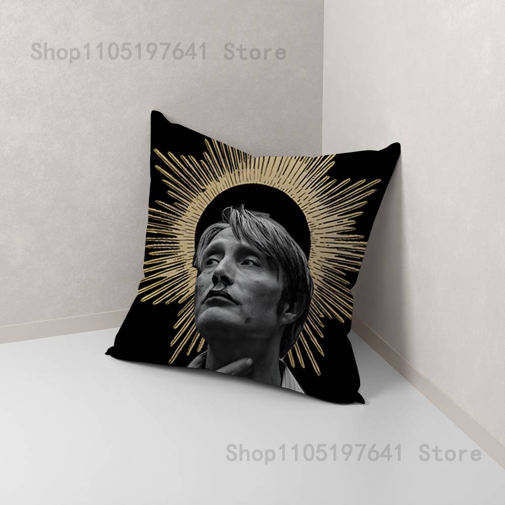 Hannibal Will Graham Pillow Case For Sofa Decor Car Office Room Printing Cushion Cover Decorations And Protector