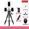 Multifunctional Mobile Streaming Tripod with Beauty Fill Light for Outdoor Videos & Selfies