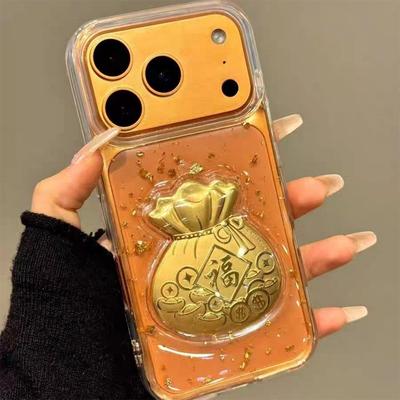 3D Kapající lepidlo Pouzdro na telefon pro Apple 17PROMAX Ochranné pouzdro Pevné pouzdro Nové Pouzdro na telefon na oslavu čínského nového roku
