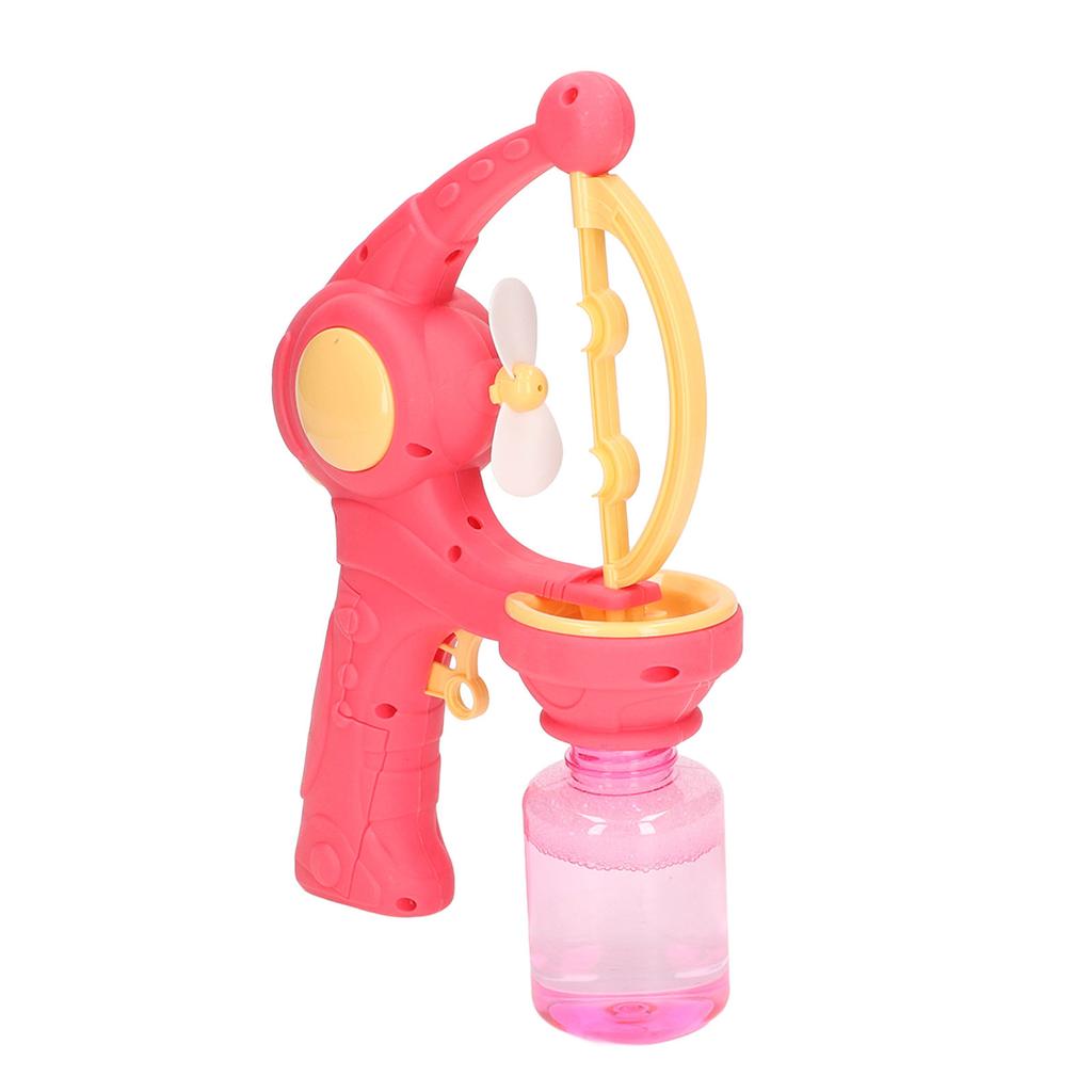 Bubble   Automatic Convenient Handle Battery Powered Interesting Fan Function Cartoon Bubble Machine for Toy