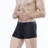 Pánské spodní prádlo ledově hedvábné prodyšné duté ultratenké sexy pánské boxerky