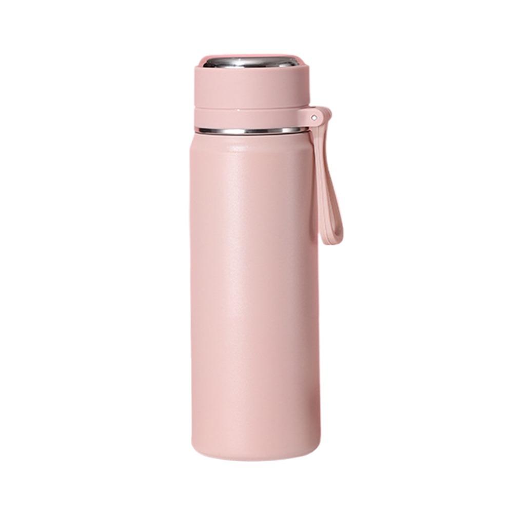 600ML Stainless Steel Thermal Water Bottle Ins Style Leakproof Travel  Tea Insulated Water Bottle Winter Family Birthday Gift