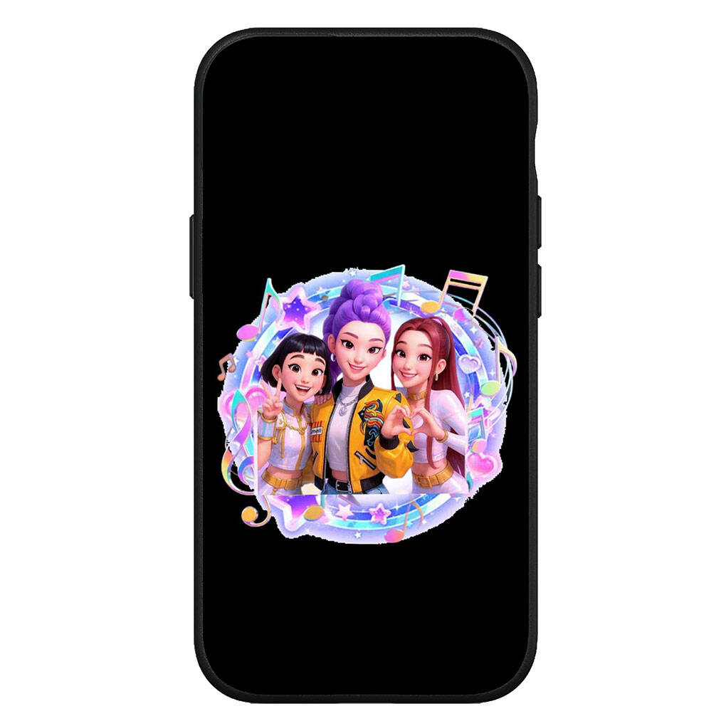 für iPhone 17 16 15 Xiaomi Poco F7 F8 X7 X6 C85 C75 C71 M8 Redmi Note 14 13 12 11 Pro Max 14C 13C 15C A3 A4 Handyhülle Zoey KPop Demon Hunters X Cover for Redmi 10 himmelblau