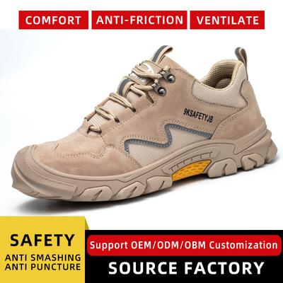 Anti-Smashing and Anti-Stab Safety Shoes Low Cut Kevlar Midsole Safety Shoes Breathable Work Shoes
