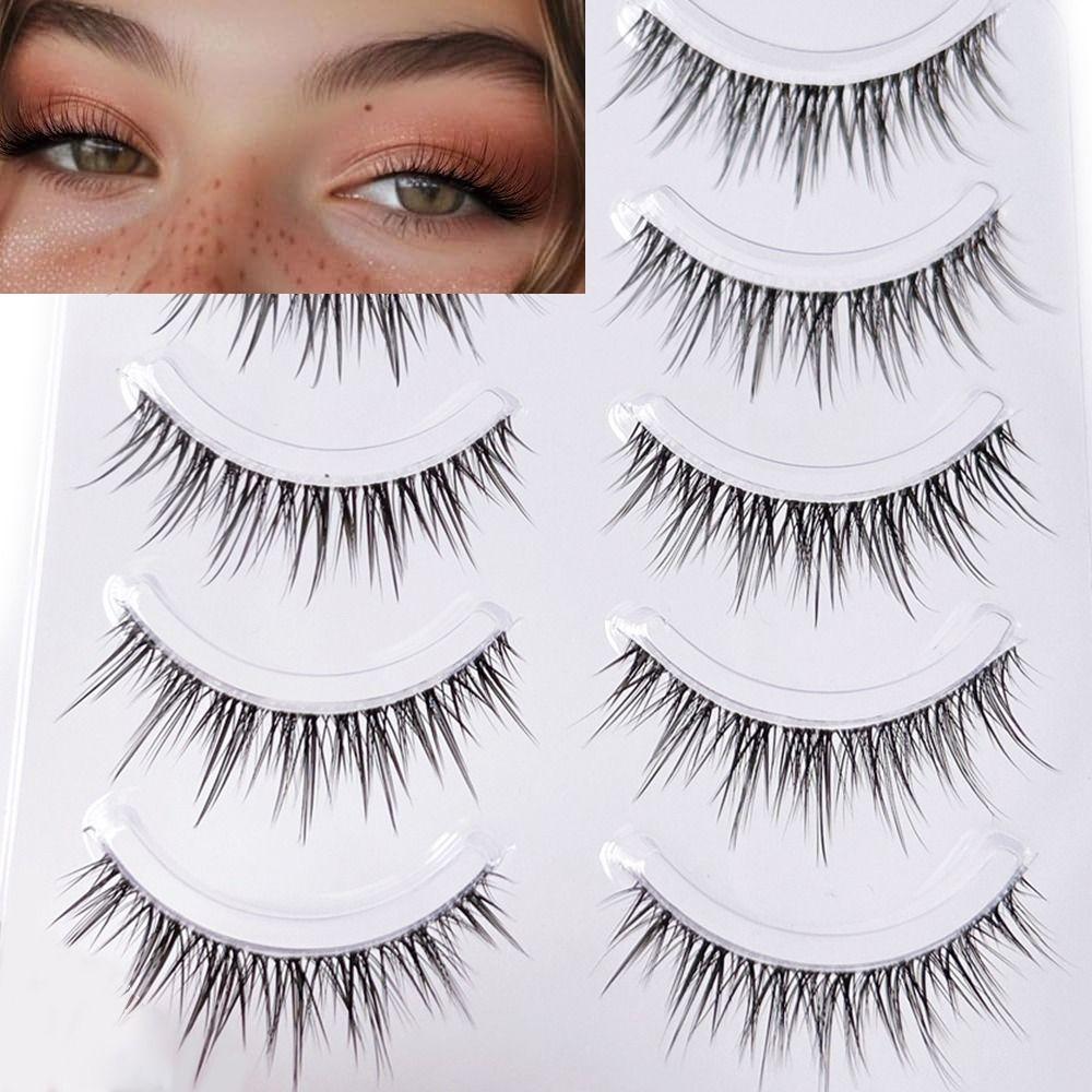 Thai Style Eye Lashes Soft Wispy Eye Makeup Tools 3D Mink False Eyelashes  Eyelashes Extension