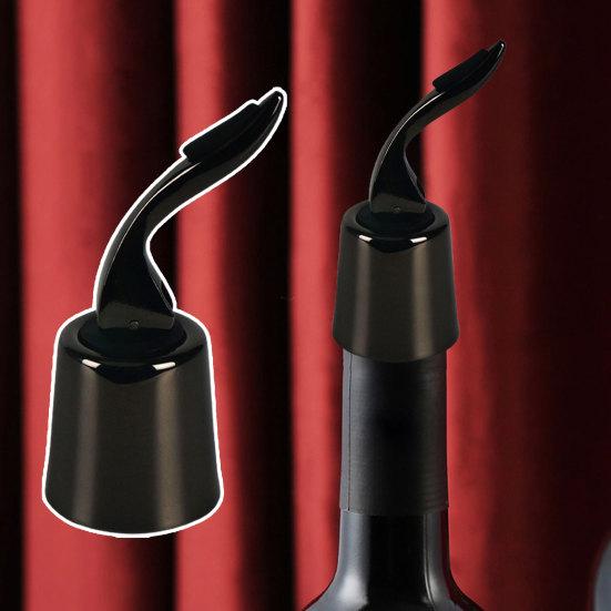 Weinverschluss, gute Abdichtung, Edelstahl, auslaufsicher, einfache Bedienung, langlebiger Vakuum-Weinverschluss