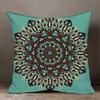 Home Decor Colorful Mandala Patterned Decorative Pillow Covers Pattern Cushion Cover Suitable For Sofa Bedroom Car Pillow Cover