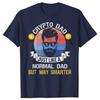 Funny Bitcoin Crypto Dad Just Like A Normal Dad Graphic Tshirts Men Casual Oversized Tshirt 100 Cotton Loose Oversized T Shirt