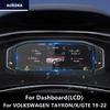 For VOLKSWAGEN TAYRON/X/GTE 19-22 Dashboard,Navigation Transparent TPU Protective Film Anti-scratch Repair Film Accessorie Refit