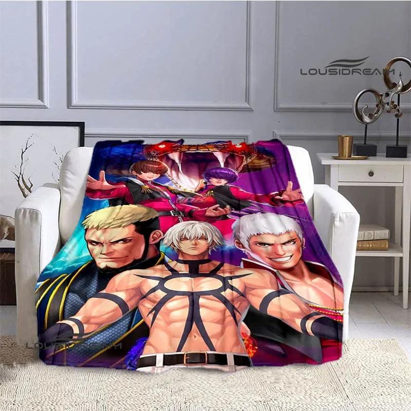 3D KOF game Cartoon blanket Warm Flannel blankets Soft and comfortable blanket Home Travel Blankets bed linings Birthday Gift