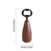 Wooden Bottle Opener Bartender Handheld Beer Jar Opener Wooden Can Stainless Steel Bottle Opener Creative Bottle Opener