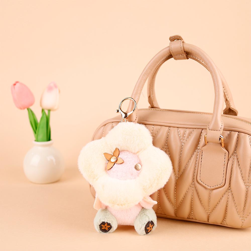 Sunflower Plush Doll Keychain & Backpack Charm