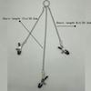 Butterfly Style For Couples Stainless Steel Metal Chain Nipple Milk Clips Breast Clip Sex Slaves Nipple Clamps Sex Toys