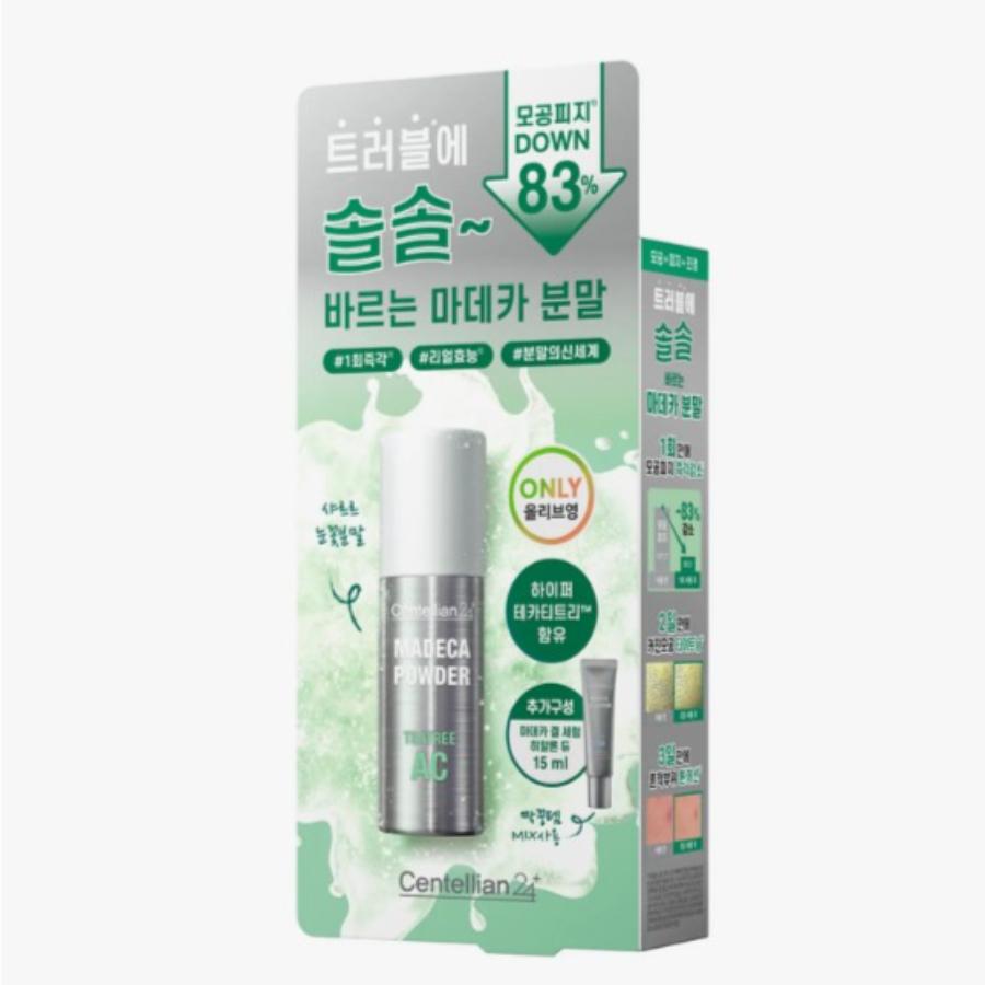 Centellian24 Madeca Powder Tea Tree AC 6g Set (+Gel Serum 15ml)
