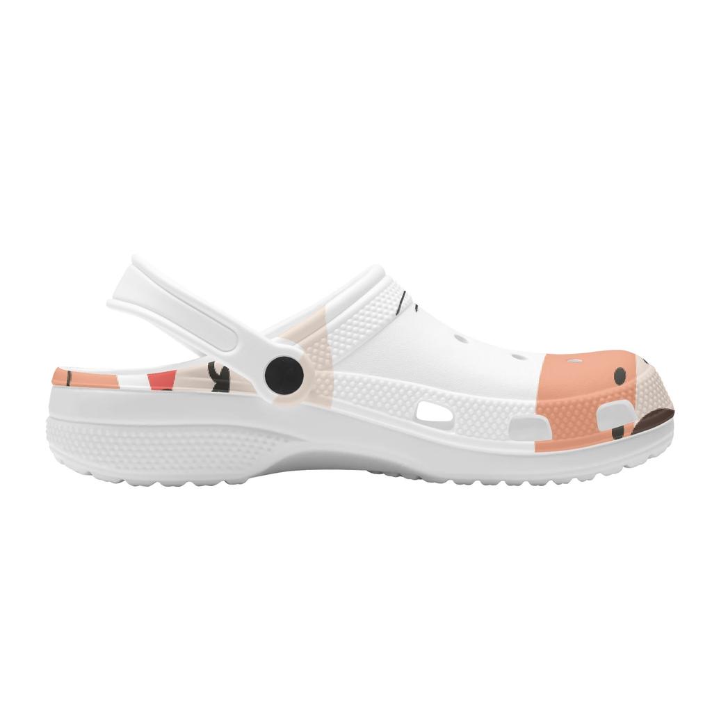 Color Print EVA Garden Clogs Unisex Breathable Slip On Flexible Garden Shoes Beach Pool Bathroom Home Home Slippers Casual Walking
