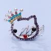Crown Tiara Children's Princess Rhinestone Crown Hair Comb, Little Girl Birthday Gift Baby Hair Accessories Comb Accessories