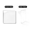 Clear Acrylic DIY Refrigerator Magnet Set Square Shape Durable Transparent Acrylic Blocks for Custom Decoration and Craft Projects