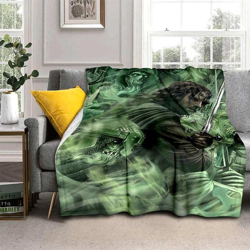 L-Lord of the Rings H-Hobbit HD Blanket,Soft Throw Blanket for Home Bedroom Bed Sofa Picnic Travel Office Cover Blanket Kids 3D