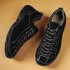 Fashion New Suede Leather Men Casual Shoes Male Comfortable Flat Shoes Trendy Sneakers For Men Lace Up Oxfords Soft Basic Outdoor Shoes