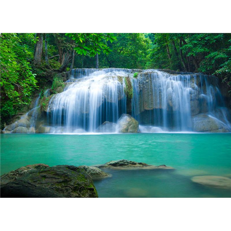 DIY Waterfall 5D Diamond Painting Full Round Drill Scenic Diamond Embroidery Cross Stitch Mosaic Kits Wall Art Home Decor Gift