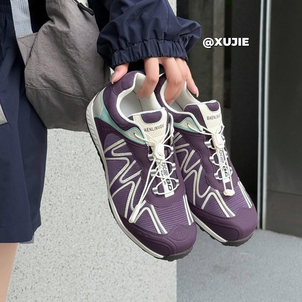 Fashion color matching breathable Forrest Gump sports shoes women's 2025 new versatile platform hiking shoes casual shoes trendy shoes