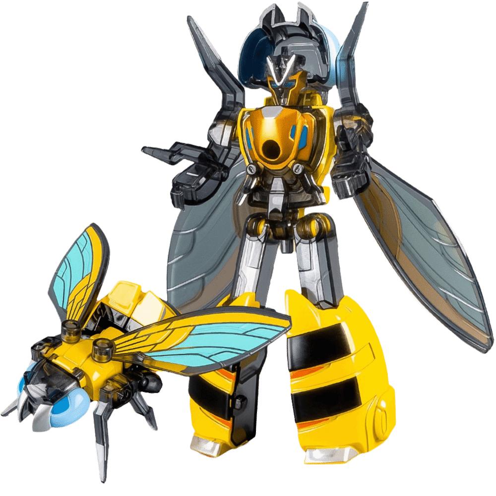 Zinc Zinc Alloy Material Insect Transformer Mecha Toy Double Combination Action Figure Creative Toy