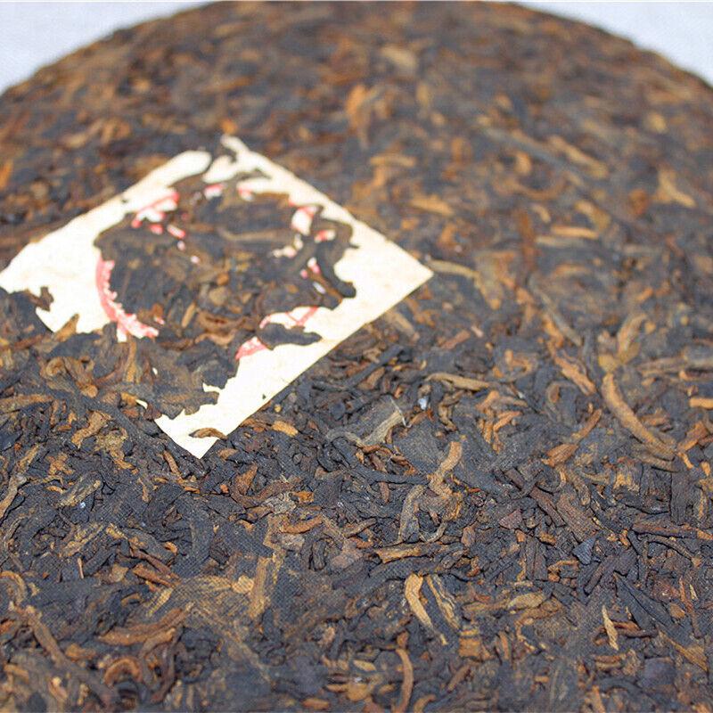 400 g ceai de prăjitură cu muguri de aur învechit Yunnan Hongxingxiang frunze de ceai copt puerh vechi