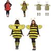 Bee And Ladybug Costume Set With Wings For Childrens Halloween Cosplay Party Fun