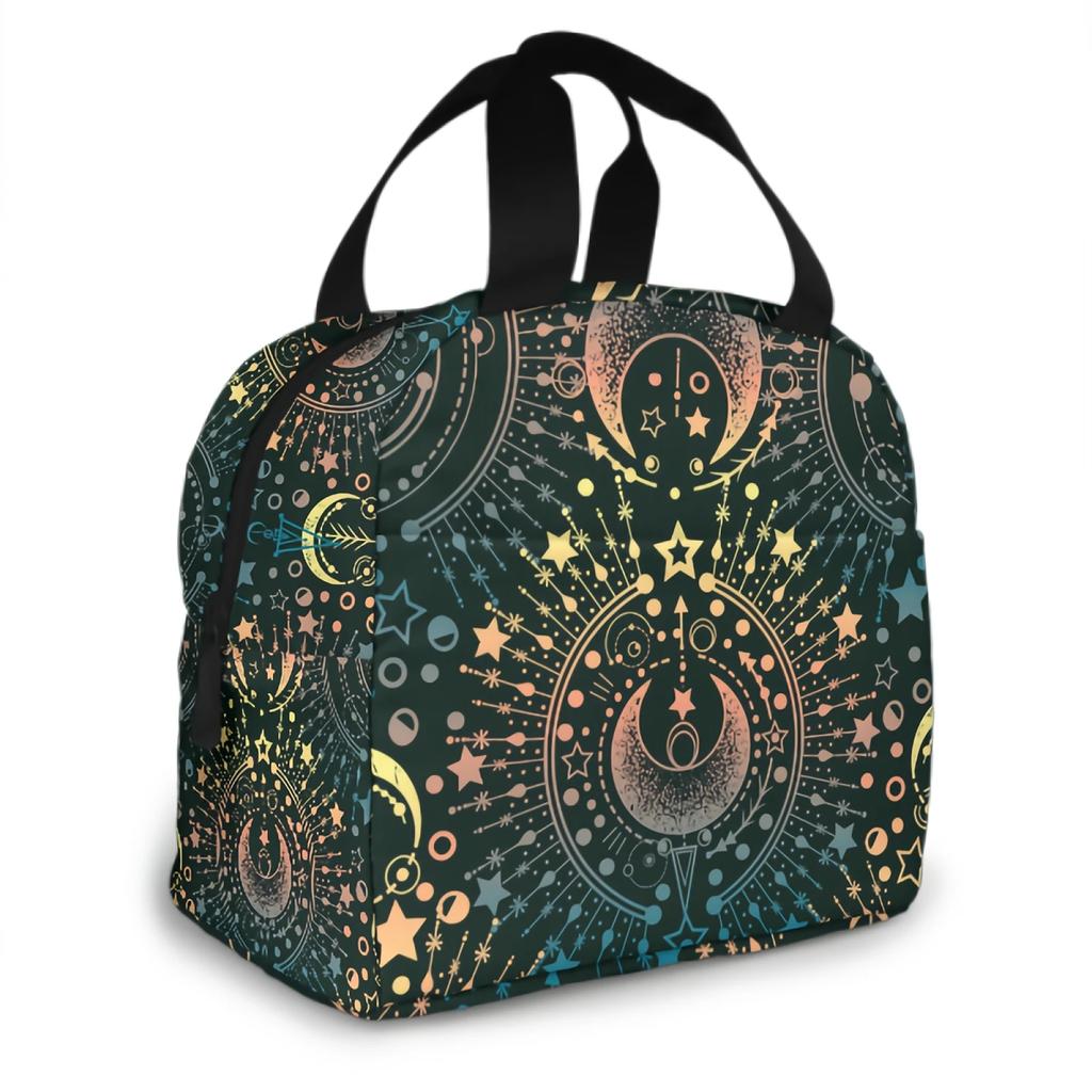 Moon & Star Alchemy Magical Lunch Bag Adult Tote Bag Reusable Lunch Box Container For Women Men School Office Work