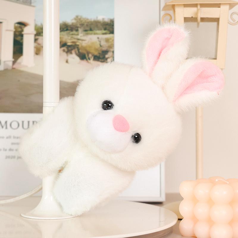 Animal Snap Bracelet Plush Toy - 8" Elk, Koala, and Raccoon Claw Machine Dolls