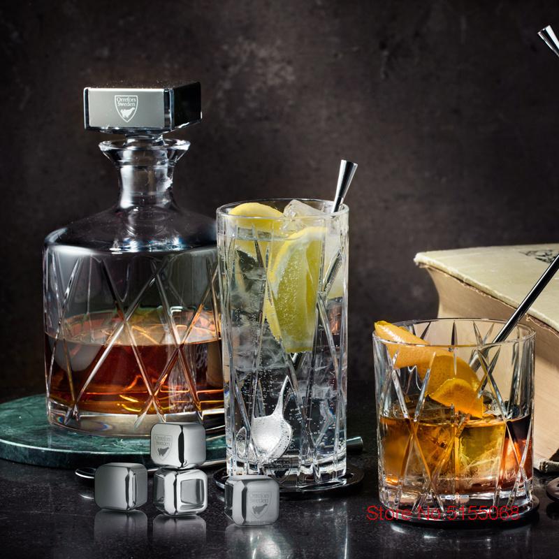 340ml Transparent CITY Whisky Glasses Vintage Denmark Design Mulled Wine Tumbler Shadow Art Crystal Whiskey Cup Beer Mug For Bar