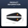 4Pcs Car Styling Door Side Edge Anti-collision Bumper Strip Sticker For Fiat Abarth 595 Abarth 500 Abarth 124 Spider Accessories