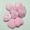 3Pcs Heart-shaped Candy Makeup Puff Q Elastic Soft Waxy Bow Decorative Puff, Wet and Dry Air Cushion Puff