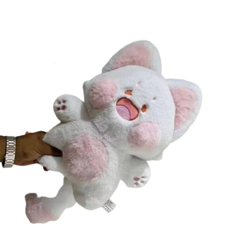 Dudu 16" Cute Cat Plush Toy Cartoon Plush Doll Home Pillow Halloween Gift Xmas