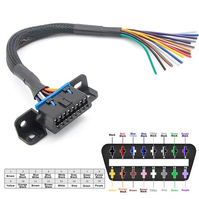 10cm/30cm 16pin J1962F OBD2 Extension Cable Male Line To Female Automotive for Car Diagnostic Auto Tool OBD 2 Connector