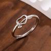 Women's Heart Ring: Cute, Fresh Japanese Korean Style, Adjustable, White Niche Design
