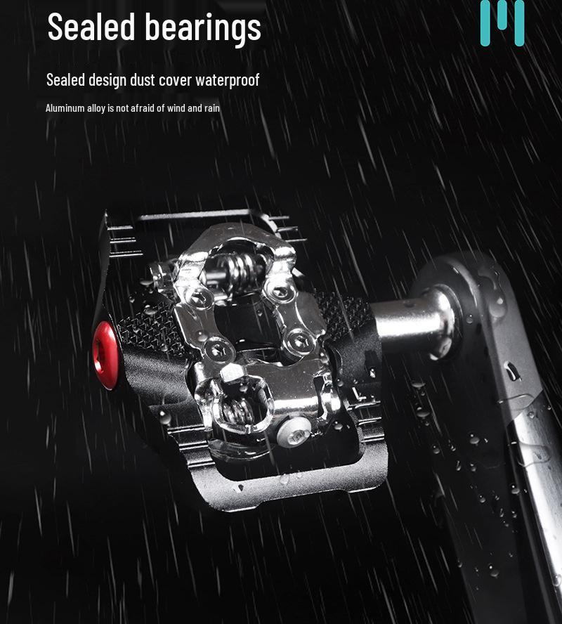 Dual-Use Self-Locking Mountain Bike Pedals: CNC Machined for Long-Distance Cycling with SPD Compatibility