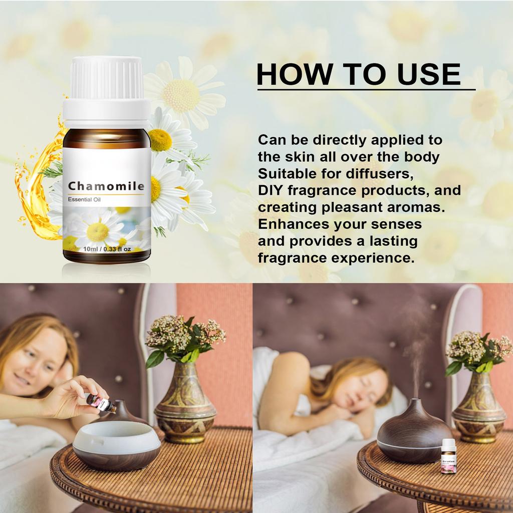 120ml Plant Oil Set, Back Humidifier Oil, Lasting Substantivity, Perfume Oil, 12pc