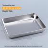 Gaiye Stainless Steel Rectangular Baking Tray for Tiramisu