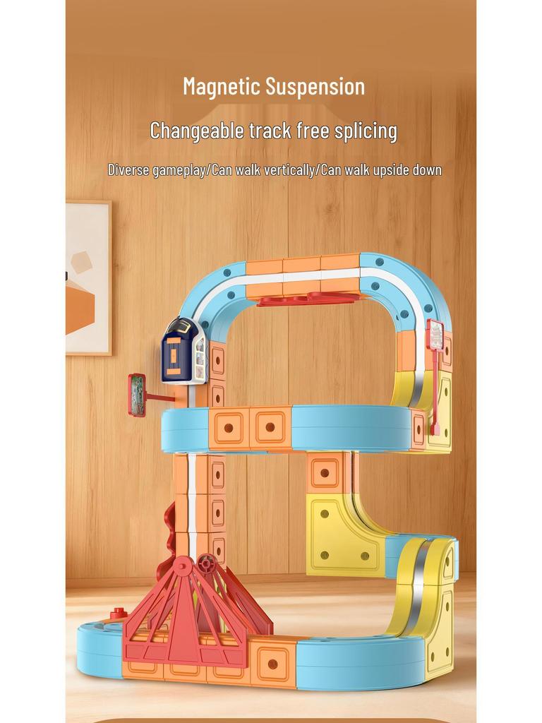 Electric Magnetic High-Speed Train Set for Kids - DIY Changeable Track Toy