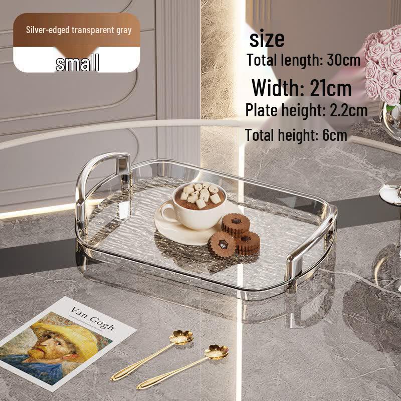 Luxury Square Serving Tray with Handles